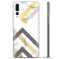 Huawei P20 Pro TPU Hülle - Abstrakter Marmor