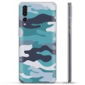 Huawei P20 Pro TPU Hülle - Blaue Tarnung