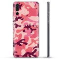 Huawei P20 Pro TPU Hülle - Rosa Tarnung