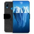 Huawei P20 Lite Premium Schutzhülle mit Geldbörse - Eisberg