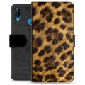 Huawei P20 Lite Premium Schutzhülle mit Geldbörse - Leopard