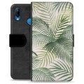 Huawei P20 Lite Premium Schutzhülle mit Geldbörse - Tropic