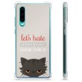 Huawei P30 Hybrid Hülle - Böse Katze