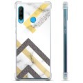 Huawei P30 Lite Hybrid Hülle - Abstrakter Marmor