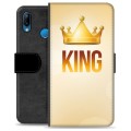 Huawei P30 Lite Premium Schutzhülle mit Geldbörse - König