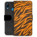 Huawei P30 Lite Premium Schutzhülle mit Geldbörse - Tiger