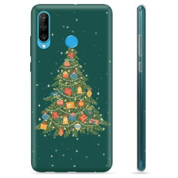 Huawei P30 Lite TPU Hülle - Weihnachtsbaum