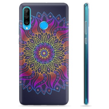 Huawei P30 Lite TPU Hülle - Buntes Mandala