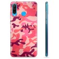 Huawei P30 Lite TPU Hülle - Rosa Tarnung