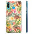 Huawei P30 Lite TPU Hülle - Pinke Blumen
