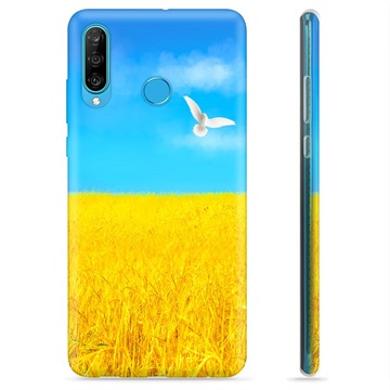 Huawei P30 Lite TPU Hülle - Weizenfeld