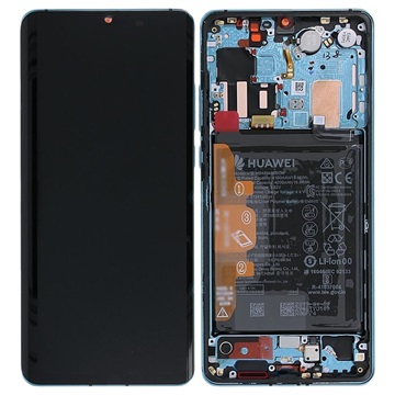 Huawei P30 Pro LCD Display (Servicepaket) 02352PGE - Aurora Blau