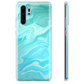 Huawei P30 Pro TPU Hülle - Blauer Marmor