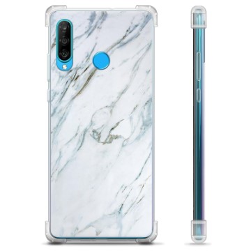 Huawei P30 Lite Hybrid Hülle - Marmor