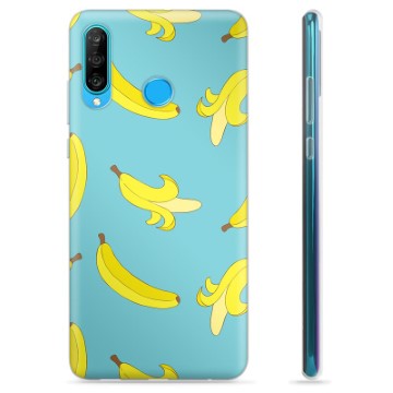 Huawei P30 Lite TPU Hülle - Bananen