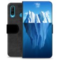Huawei P30 Lite Premium Schutzhülle mit Geldbörse - Eisberg