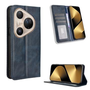 Huawei Pura 80 Ultra Retro Wallet Schutzhülle mit Magnetverschluss