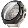 Huawei Watch 5 Kunststoff Hülle mit Panzerglas - 46mm - Schwarz