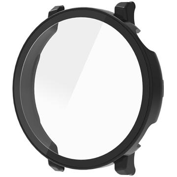 Huawei Watch GT 5 Kunststoff Hülle mit Panzerglas - 46mm - Schwarz