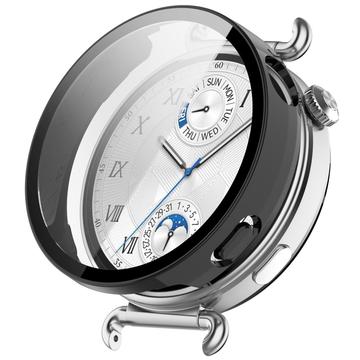 Huawei Watch GT 6 Kunststoff Hülle mit Panzerglas - 41mm - Schwarz