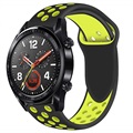 Huawei Watch GT Silikon Sportarmband - Gelb / Schwarz
