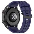 Huawei Watch Ultimate Soft Silikonarmband - Dunkel Blau