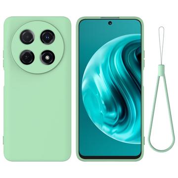 Huawei nova 13i Liquid Silikonhülle mit Handschlaufe - Grün