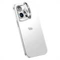 iPhone 14 Pro Max Hybrid Hülle mit Verstecktem Ständer - Weiß