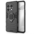 OnePlus 10 Pro Hybrid Case mit Ringhalterung - Schwarz