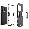 OnePlus 10 Pro Hybrid Case mit Ringhalterung - Schwarz