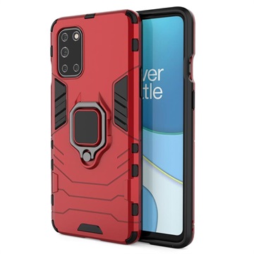 OnePlus 8T Hybrid Hülle mit Ringhalter - Rot