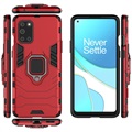 OnePlus 8T Hybrid Hülle mit Ringhalter - Rot