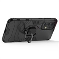 Samsung Galaxy A33 5G Hybrid Case mit Ringhalterung - Schwarz