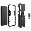 Samsung Galaxy A70 Hybrid Case mit Ringhalterung - Schwarz