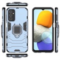 Samsung Galaxy M23/F23 Hybrid Case mit Ringhalterung - Blau