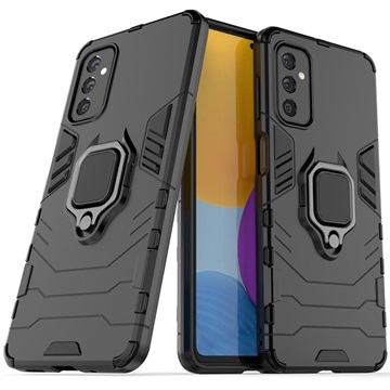 Samsung Galaxy M52 5G Hybrid Case mit Ringhalterung - Schwarz