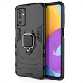 Samsung Galaxy M52 5G Hybrid Case mit Ringhalterung - Schwarz