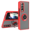 Samsung Galaxy Z Fold3 5G Hybrid Case mit Panzerglas - Rot