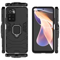 Xiaomi Redmi Note 11 Pro/Note 11 Pro+ Hybrid Case mit Ringhalterung - Schwarz