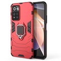 Xiaomi Redmi Note 11 Pro/Note 11 Pro+ Hybrid Case mit Ringhalterung - Rot