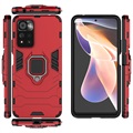 Xiaomi Redmi Note 11 Pro/Note 11 Pro+ Hybrid Case mit Ringhalterung - Rot