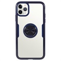iPhone 11 Pro Hybrid Hülle mit Ringhalter - Blau