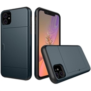 iPhone 11 Hybrid-Hülle mit Verschiebbarem Kartensteckplatz