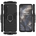 OnePlus Nord Hybrid Case mit Ringhalterung - Schwarz