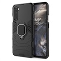 OnePlus Nord Hybrid Case mit Ringhalterung - Schwarz