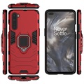 OnePlus Nord Hybrid Case mit Ringhalterung - Rot