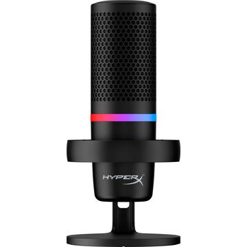 HyperX DuoCast Gaming-Mikrofon mit RGB-Licht - Schwarz