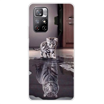 IMD Xiaomi Redmi Note 11 Pro/Note 11 Pro+ TPU Hülle - Katze und Tiger