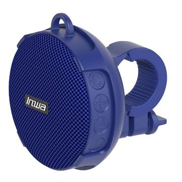 INWA Bluetooth-Lautsprecher Mini Subwoofer IPX7 wasserdicht Wireless Fahrrad Radfahren Musik-Lautsprecher Unterstützung TF - blau