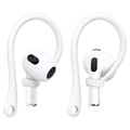 Imak Anti-verloren Apple AirPods 3 TPU Ohrhaken - Weiß